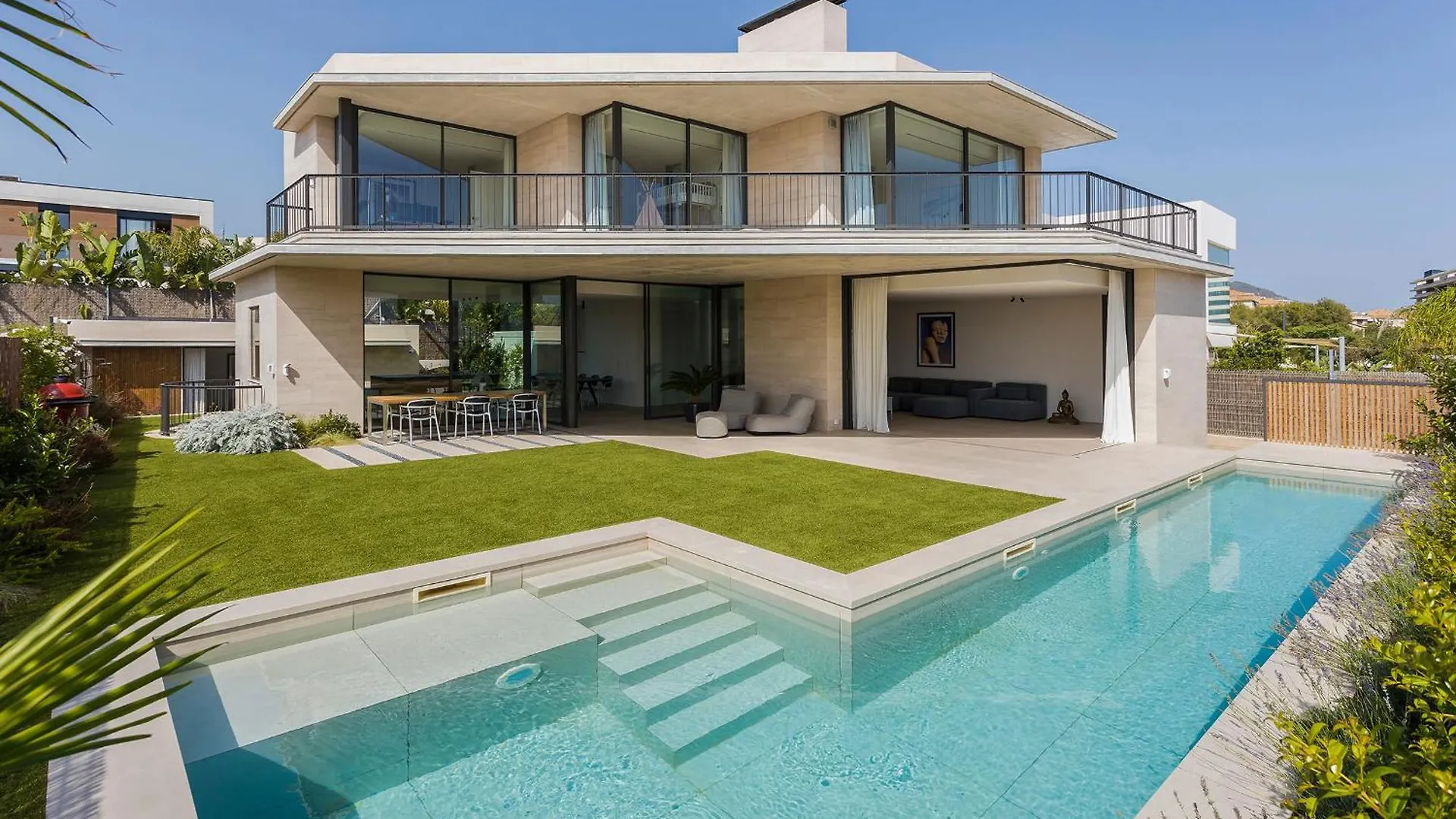 Villa Al Fresco Sitges Center And 10 Minutes Walk From Beach Amaizing Design New Villa And New Urbanization